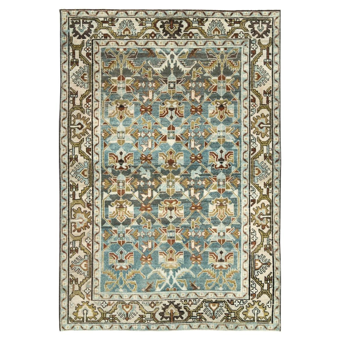 Mid-20th Century Persian Malayer Accent Rug