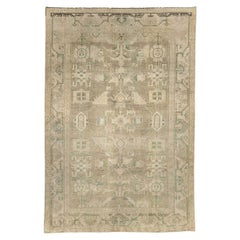 Mid-20th Century Persian Malayer Accent Rug