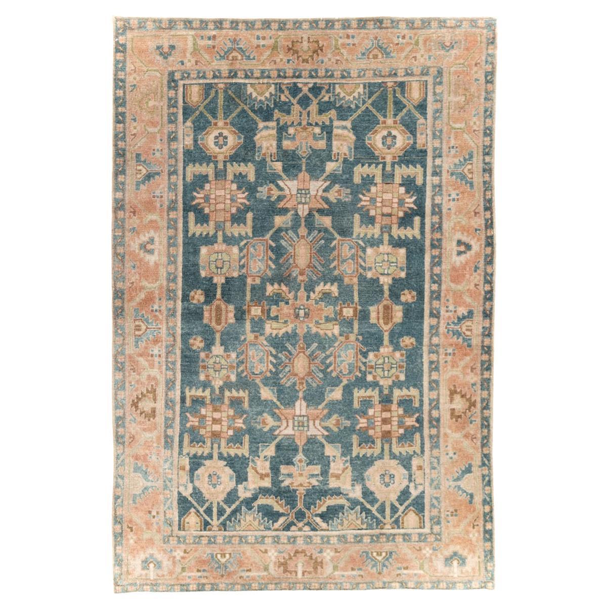 Mid-20th Century Persian Malayer Accent Rug For Sale