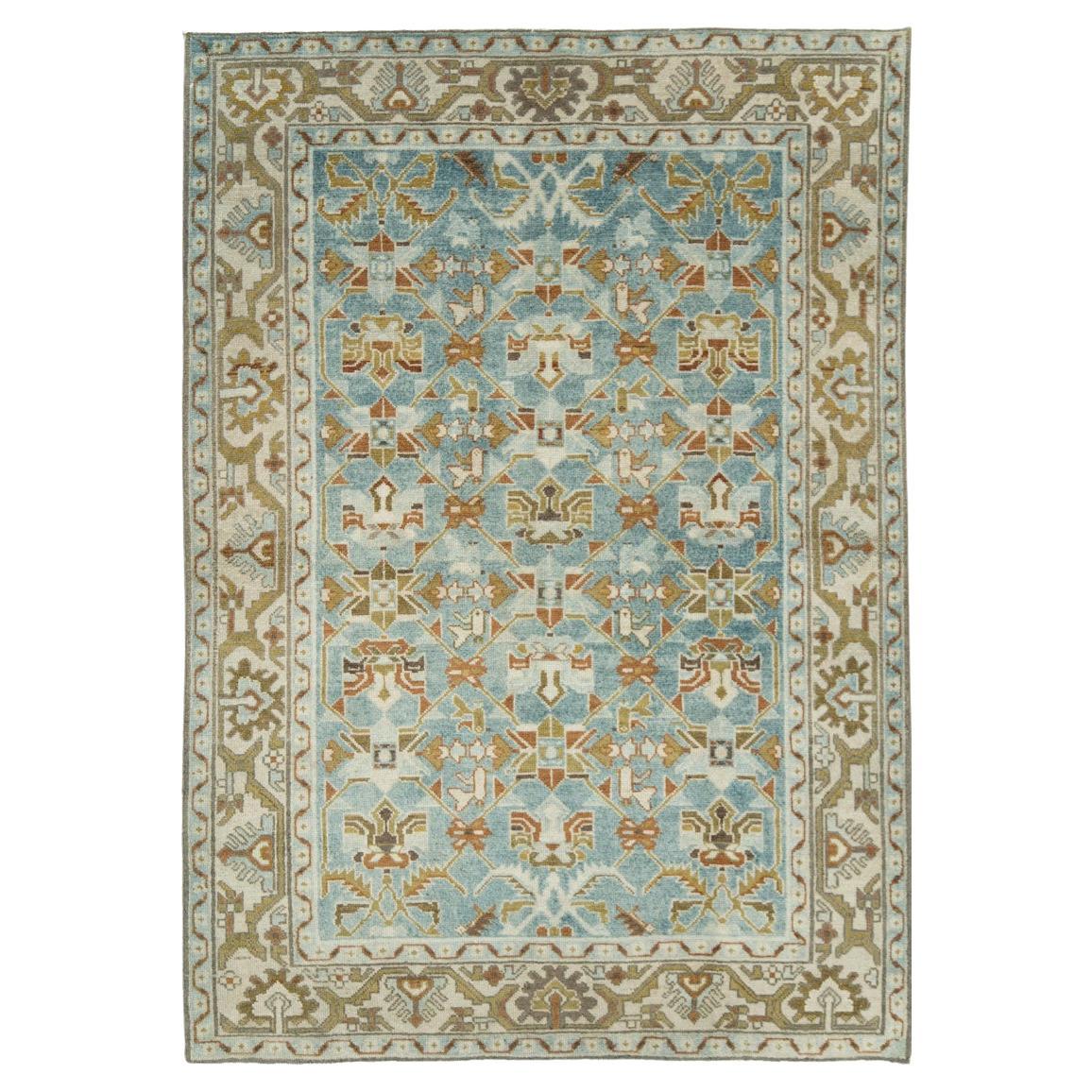 Mid-20th Century Persian Malayer Accent Rug For Sale
