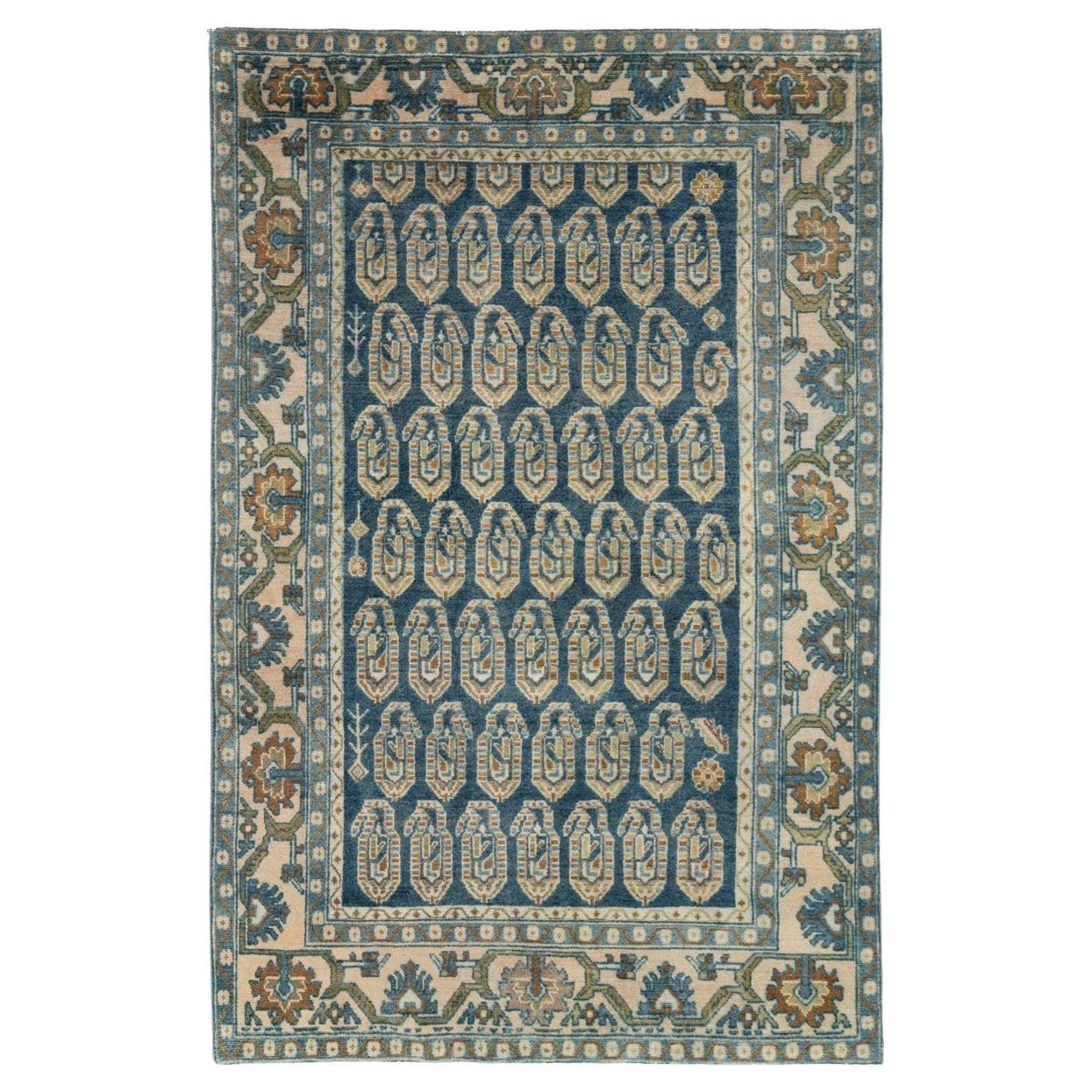Mid-20th Century Persian Malayer Accent Rug For Sale