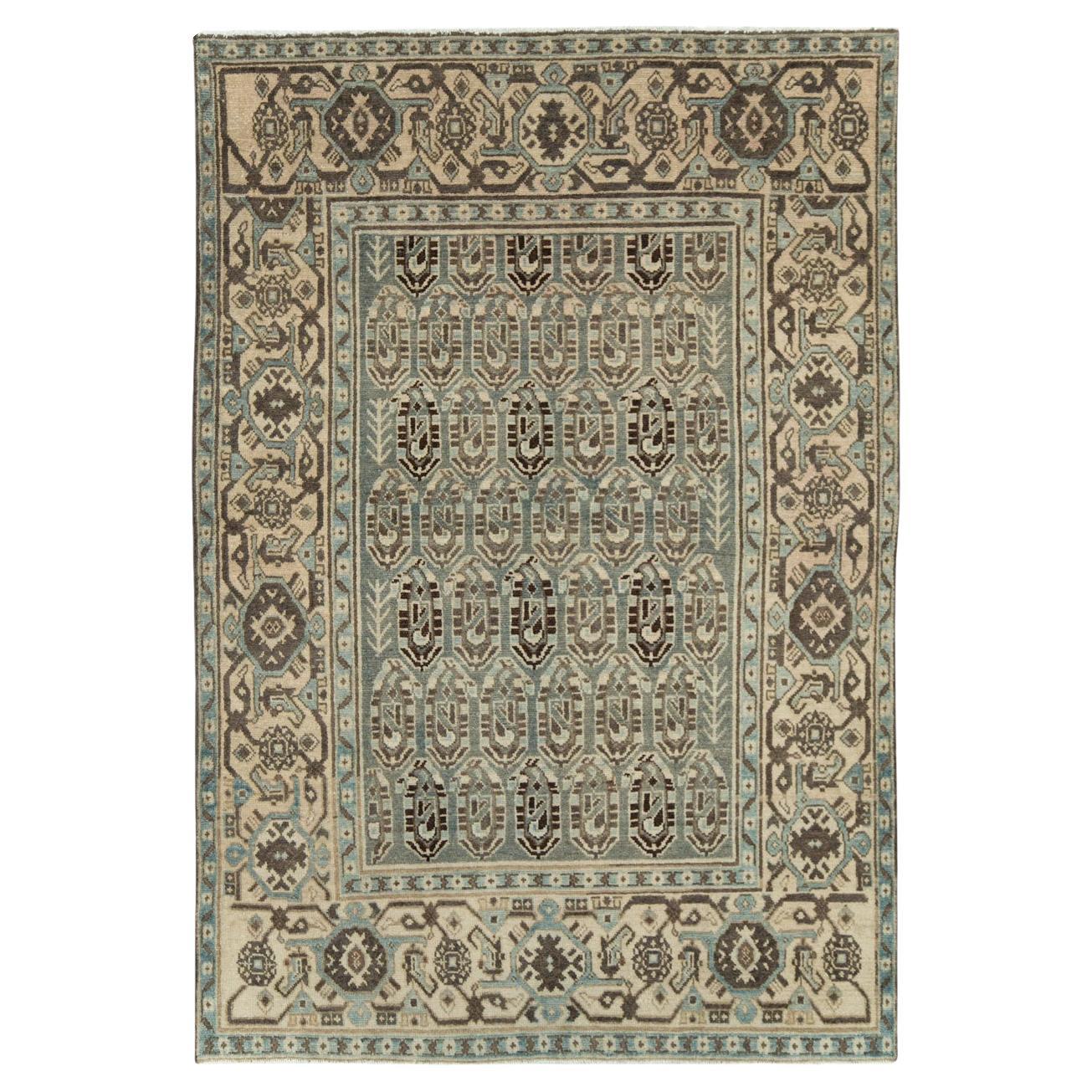 Mid-20th Century Persian Malayer Accent Rug For Sale