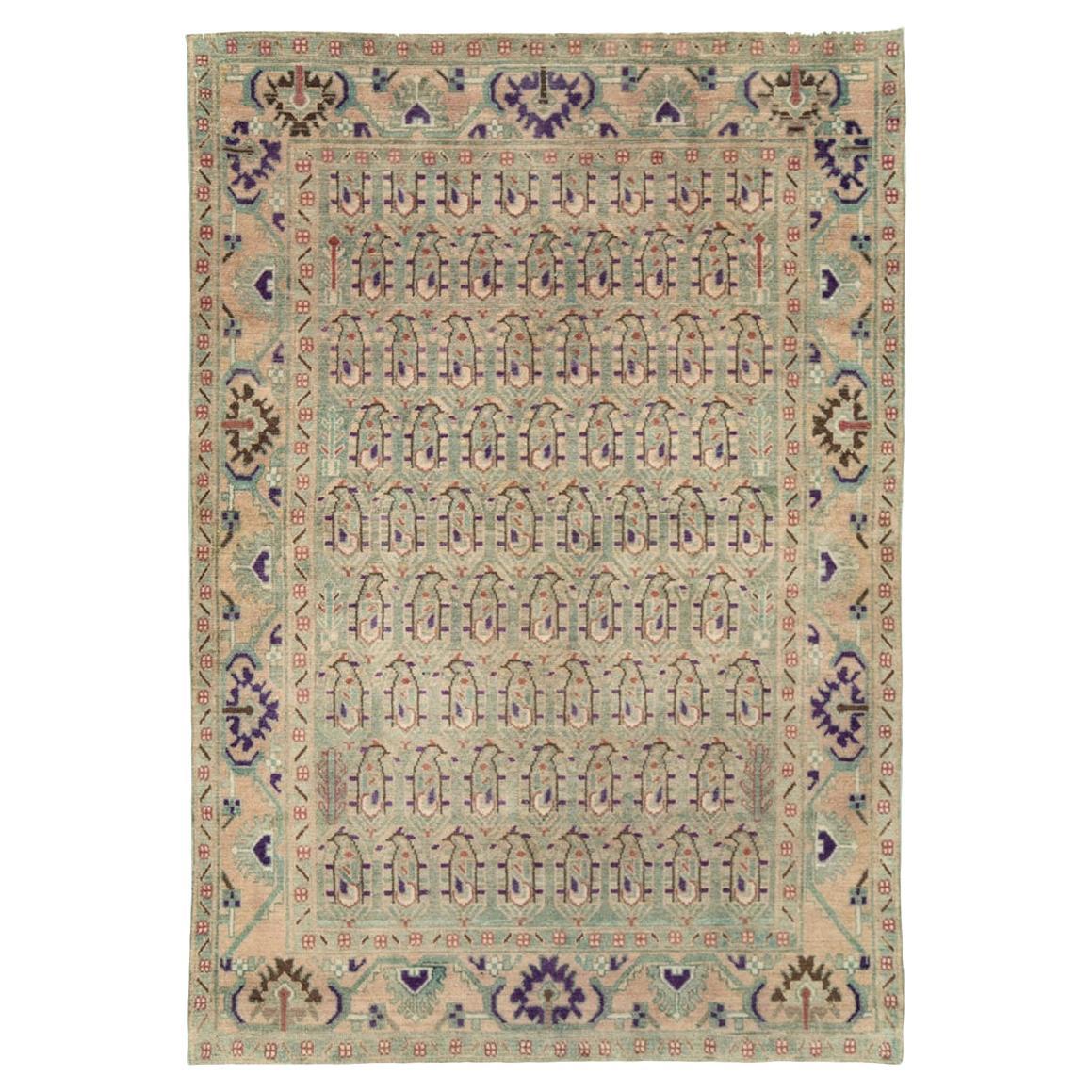 Mid-20th Century Persian Malayer Accent Rug