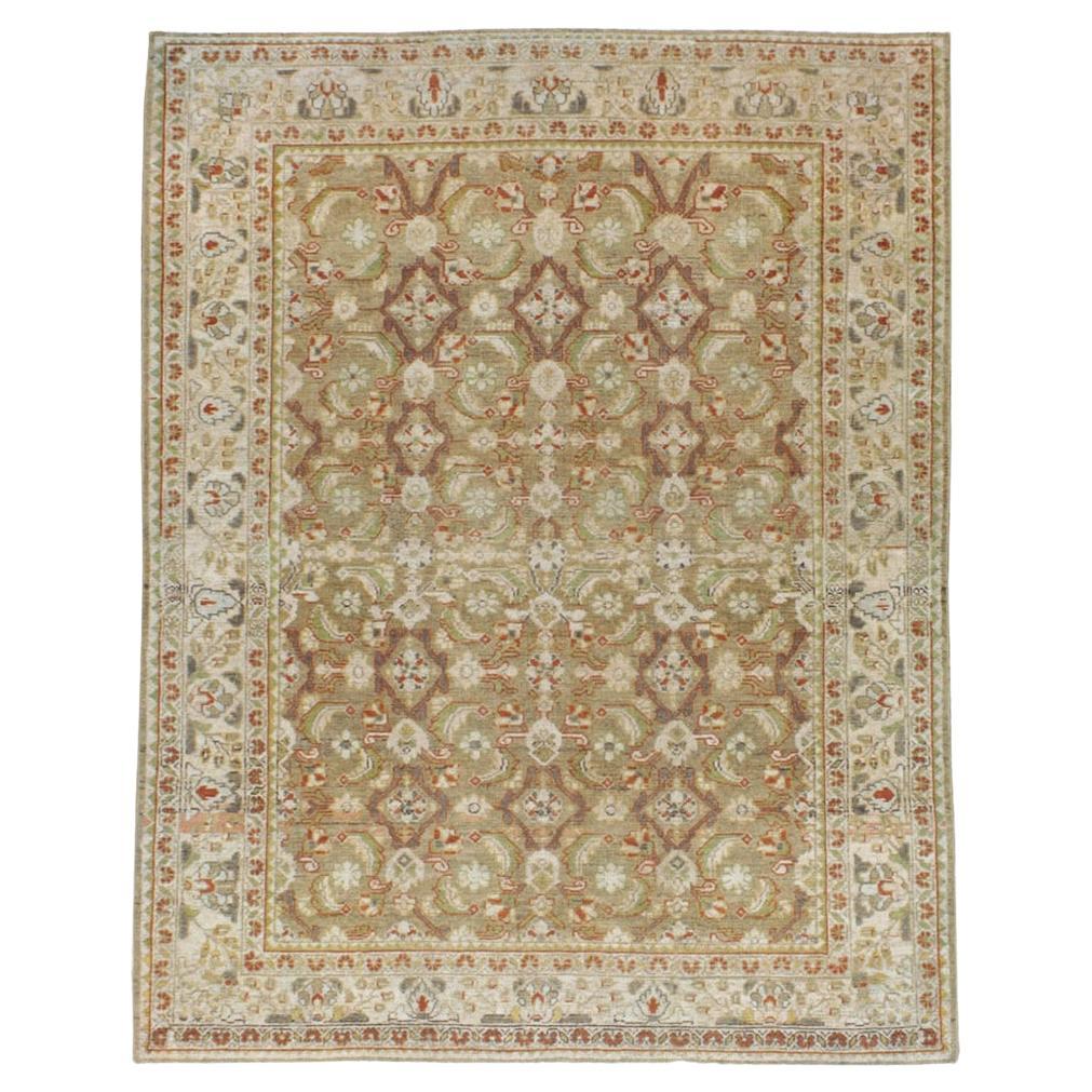 Mid-20th Century Persian Malayer Accent Rug im Angebot