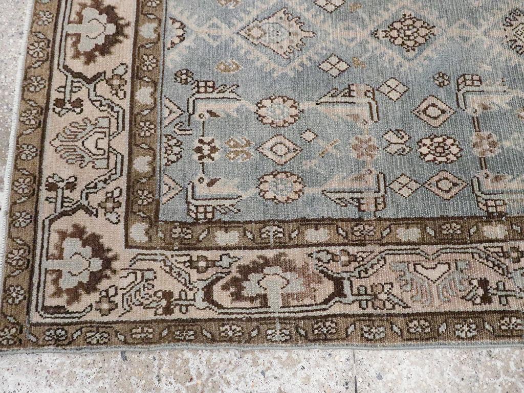 Noué à la main Tapis persan Malayer du milieu du 20e siècle en vente