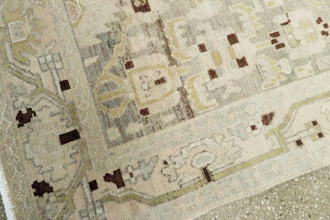 Persischer Malayer-Würfelteppich aus der Mitte des 20. (Wolle) im Angebot