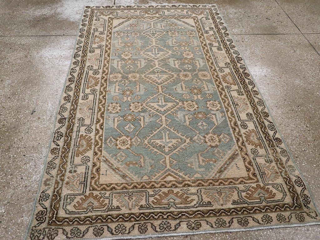 20ième siècle Tapis persan Malayer du milieu du 20e siècle en vente