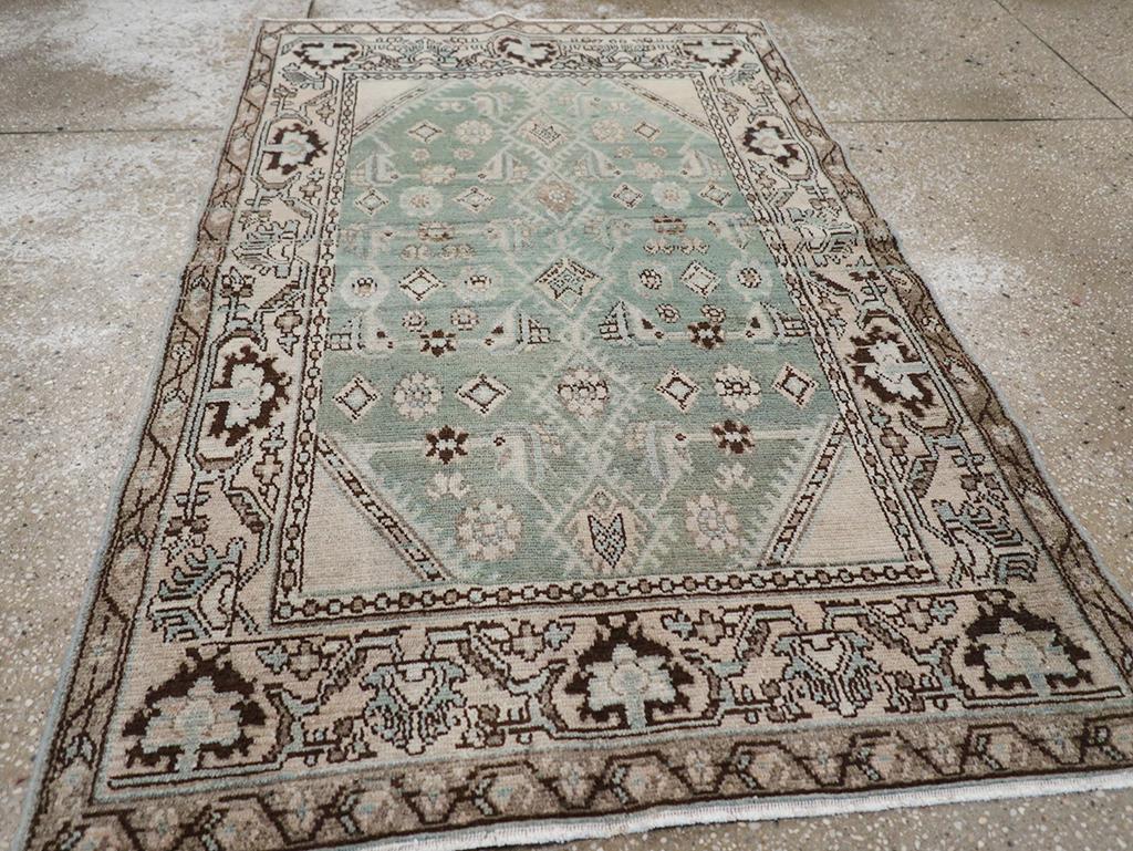 Persischer Malayer-Würfelteppich aus der Mitte des 20. (Wolle) im Angebot