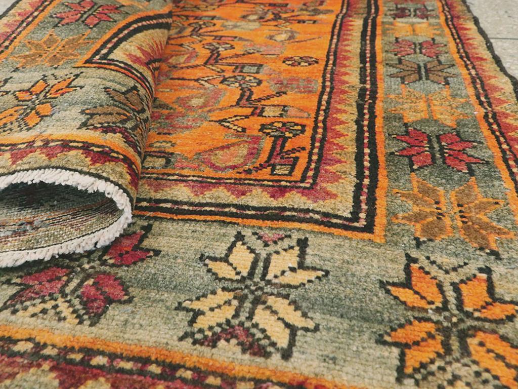 Lana Tappeto persiano Malayer della metà del XX secolo in vendita