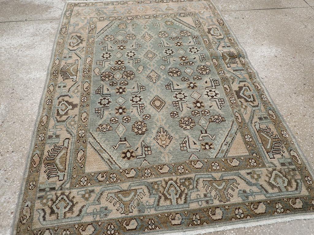 20ième siècle Tapis persan Malayer du milieu du 20e siècle en vente