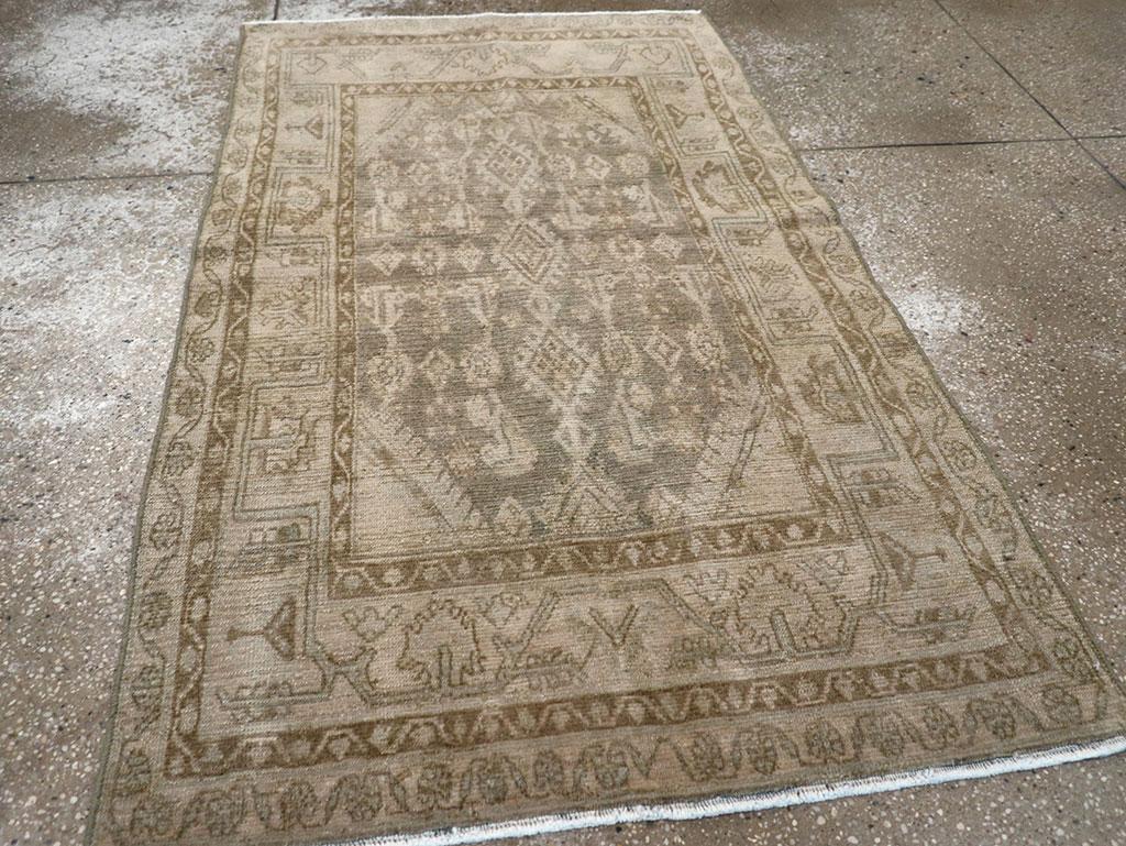 20ième siècle Tapis persan Malayer du milieu du 20e siècle en vente