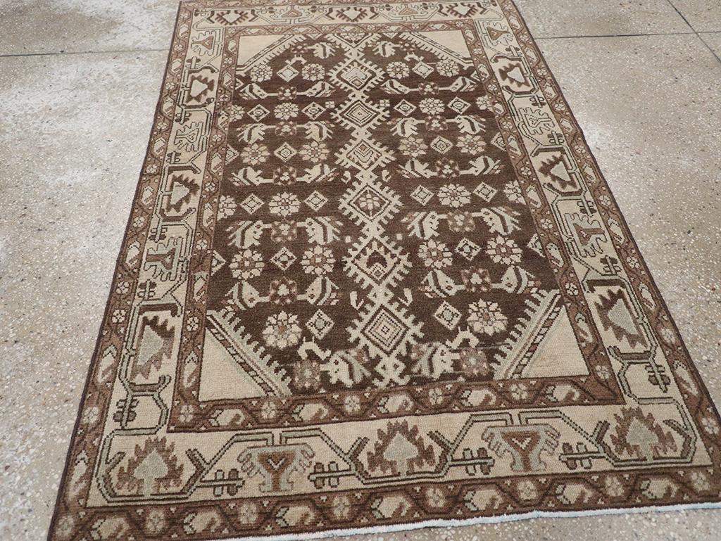 Persischer Malayer-Würfelteppich aus der Mitte des 20. (Wolle) im Angebot