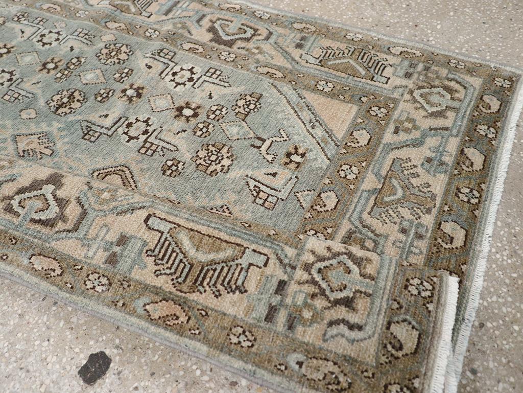 Laine Tapis persan Malayer du milieu du 20e siècle en vente