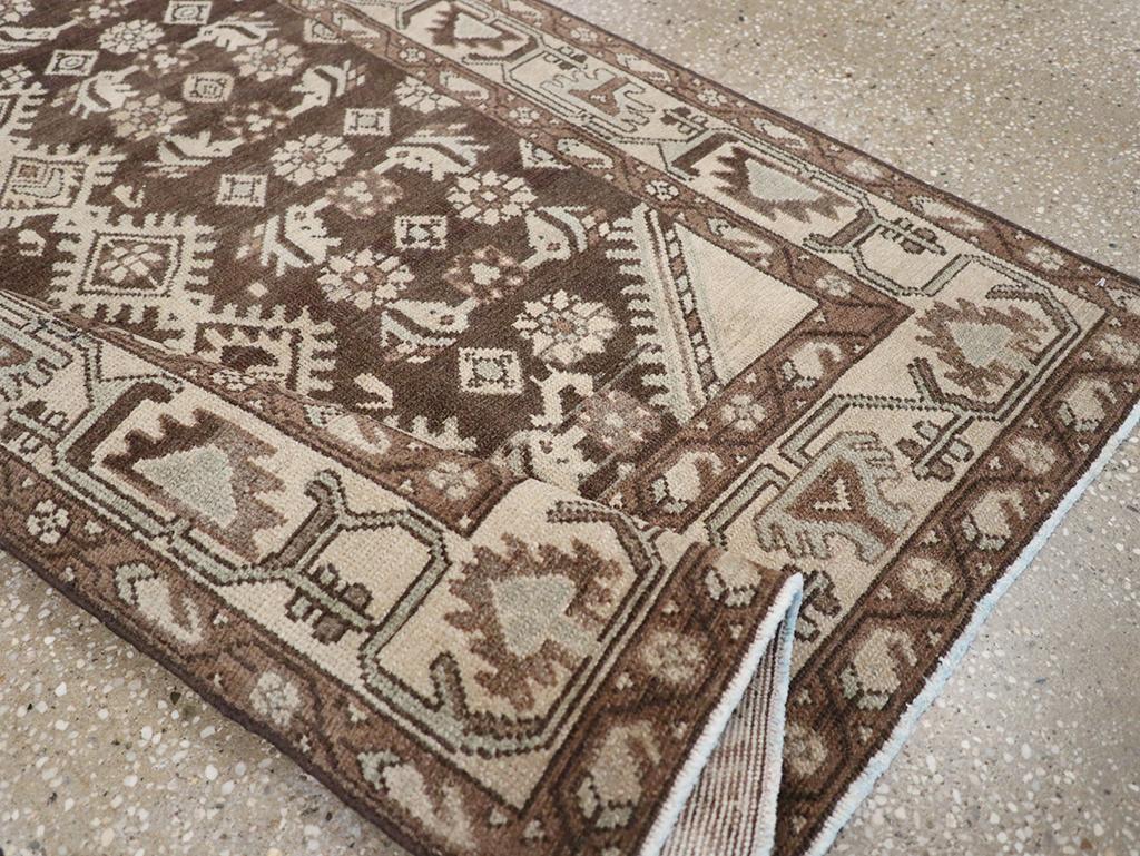 Persischer Malayer-Würfelteppich aus der Mitte des 20. im Angebot 1