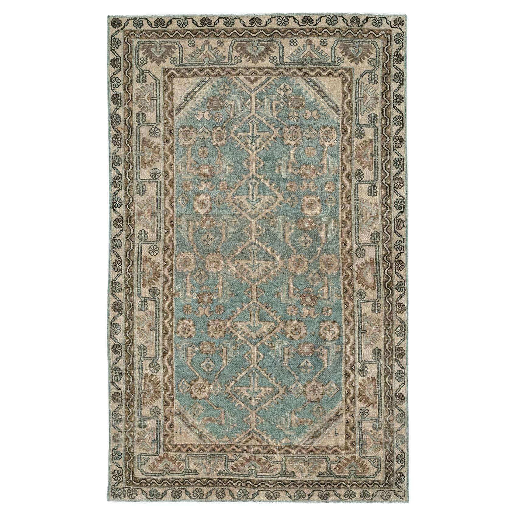 Tapis persan Malayer du milieu du 20e siècle