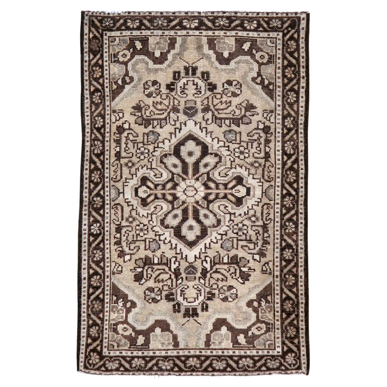 Tapis persan Malayer du milieu du 20e siècle
