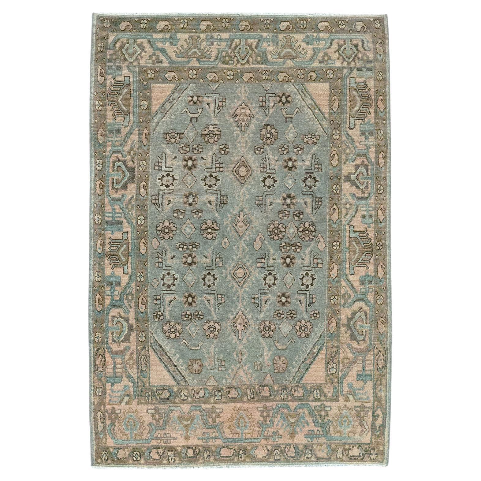 Mid-20th Century Persian Malayer Throw Rug