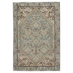 Mid-20th Century Persian Malayer Throw Rug