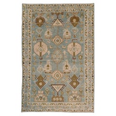 Mid-20th Century Persian Malayer Throw Rug