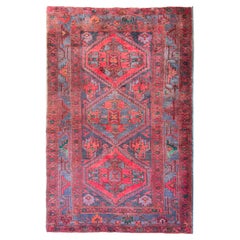 Tapis persan Mazleghan du milieu du 20e siècle