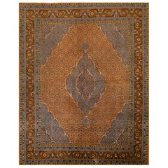 Mid 20th Century Persian Moud Carpet / 6' 9''x 8'