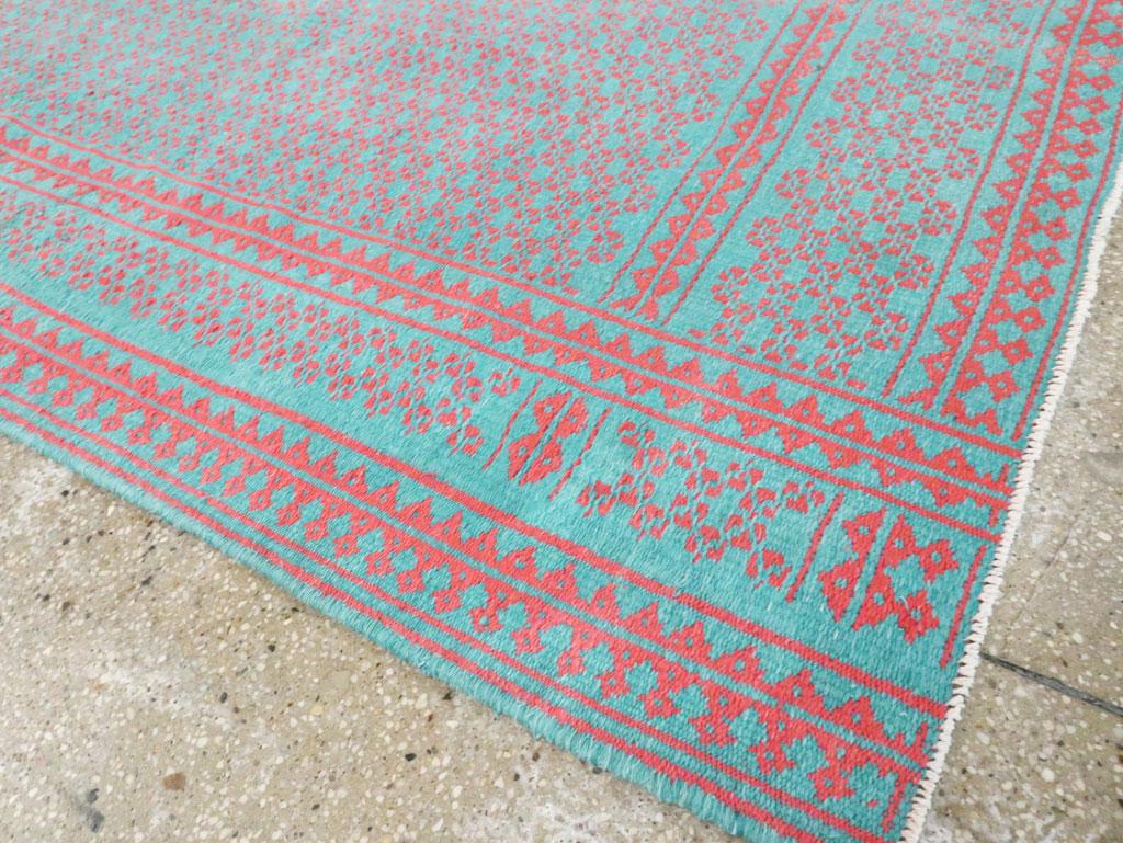 Persischer Flachgewebe-Kilim-Akzentteppich aus der Mitte des 20. Jahrhunderts mit Wendefunktion (Handgewebt) im Angebot