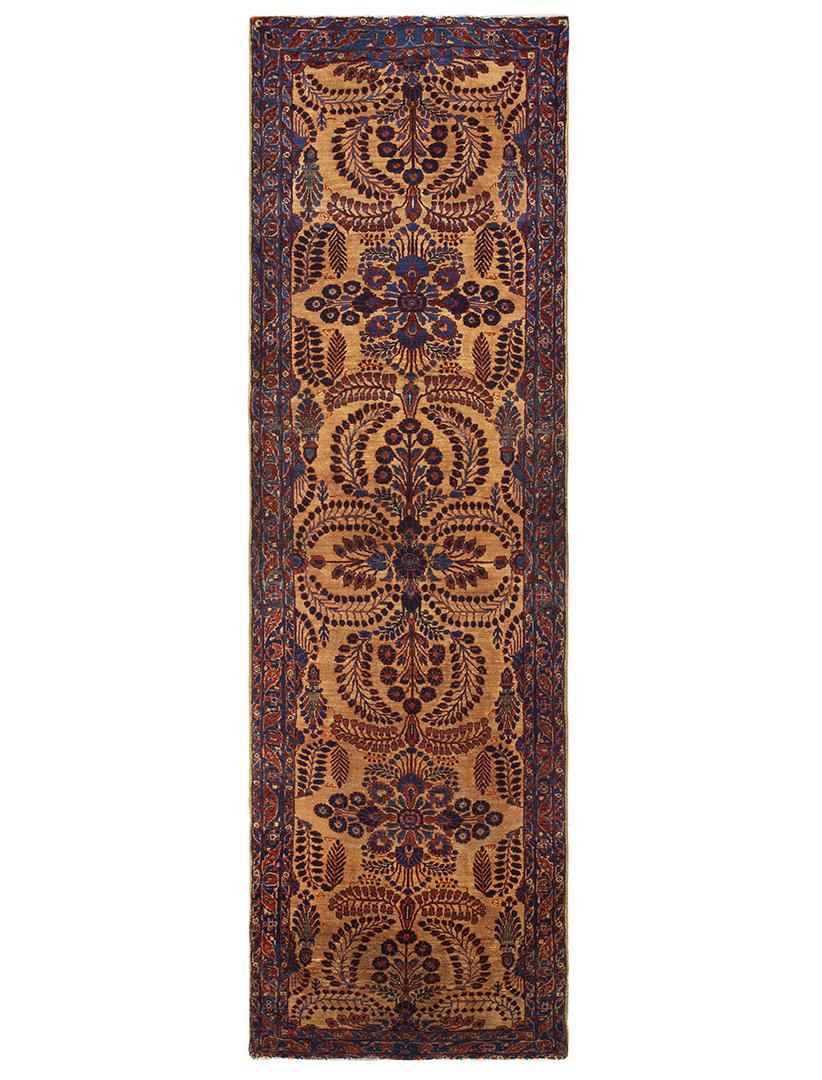Alfombra persa sarouk de mediados del siglo XX en Bueno estado para la venta en New York, NY