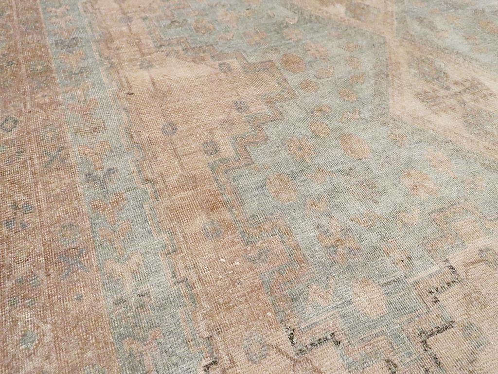 Tribal Mid-20th Century Persian Shiraz Accent Rug For Sale