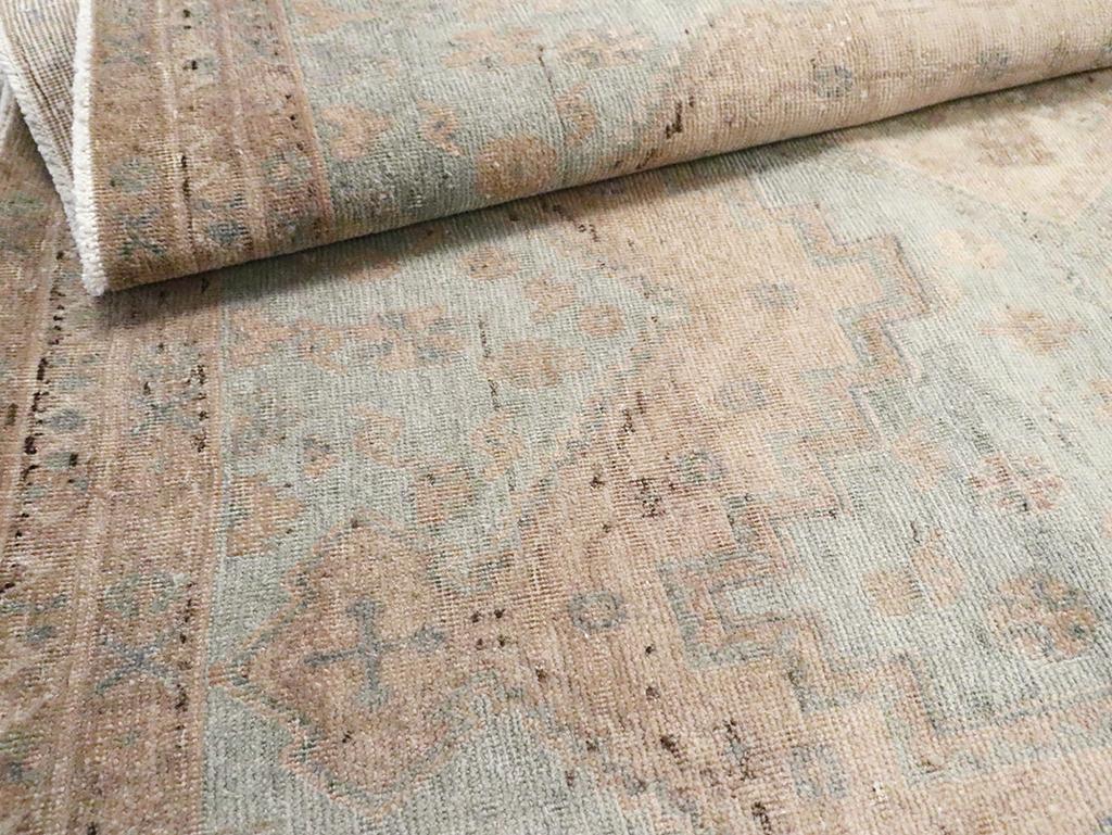 Mid-20th Century Persian Shiraz Accent Rug For Sale 1