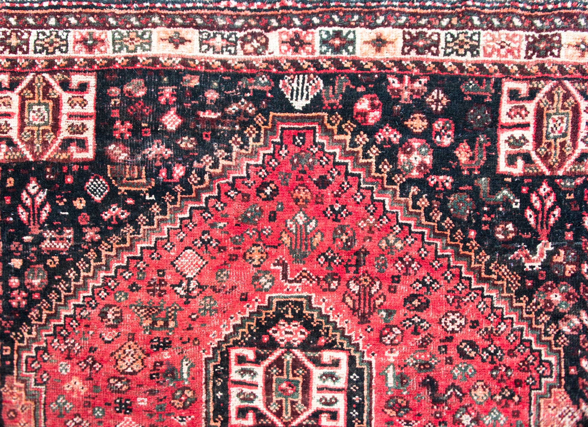 Mid-20th Century Persian Shiraz Rug For Sale 5