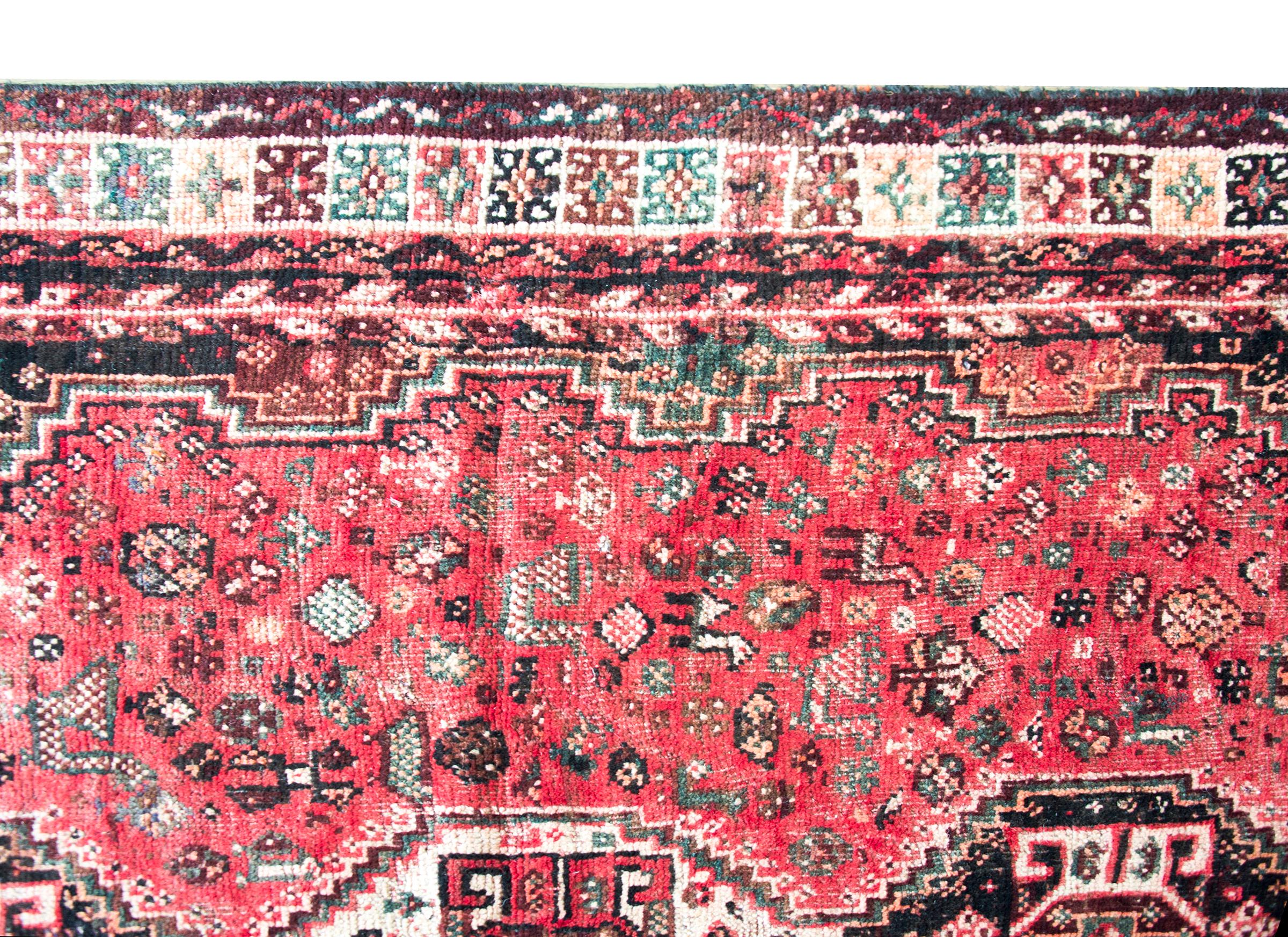 Mid-20th Century Persian Shiraz Rug For Sale 2