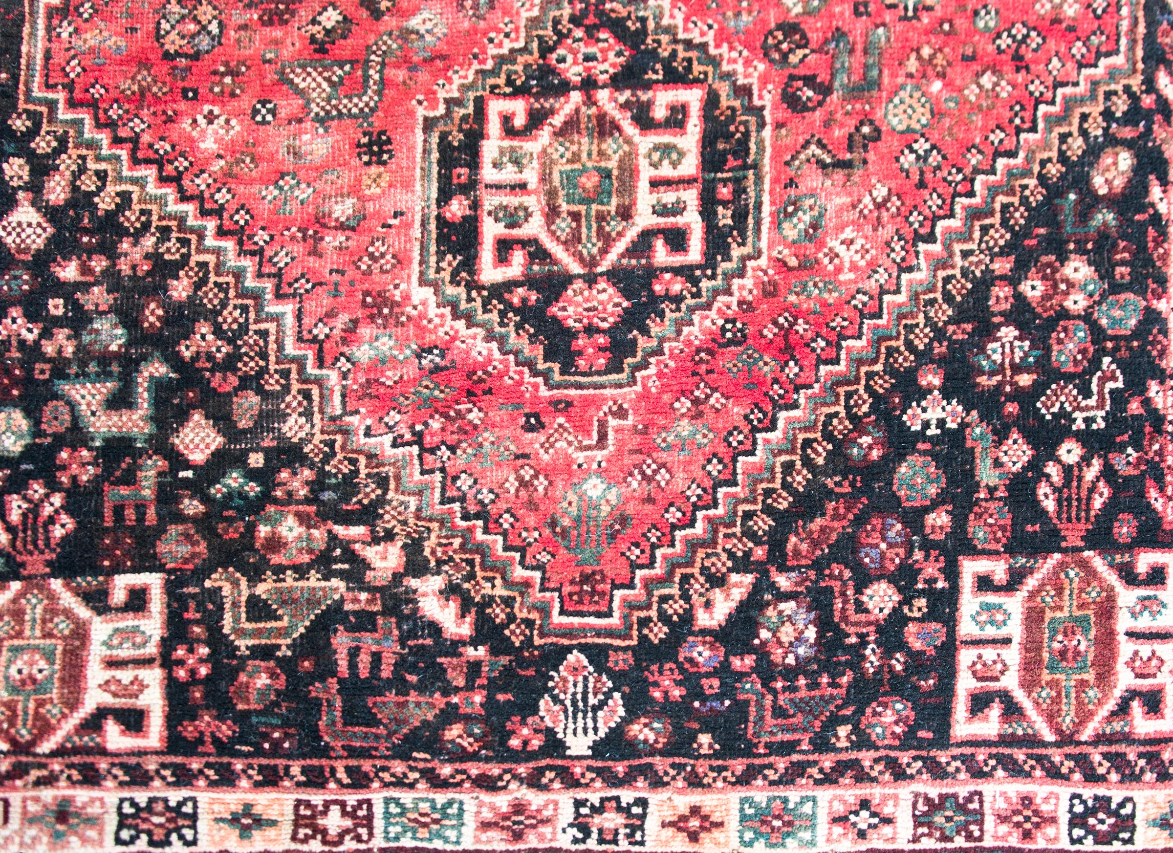 Mid-20th Century Persian Shiraz Rug For Sale 3