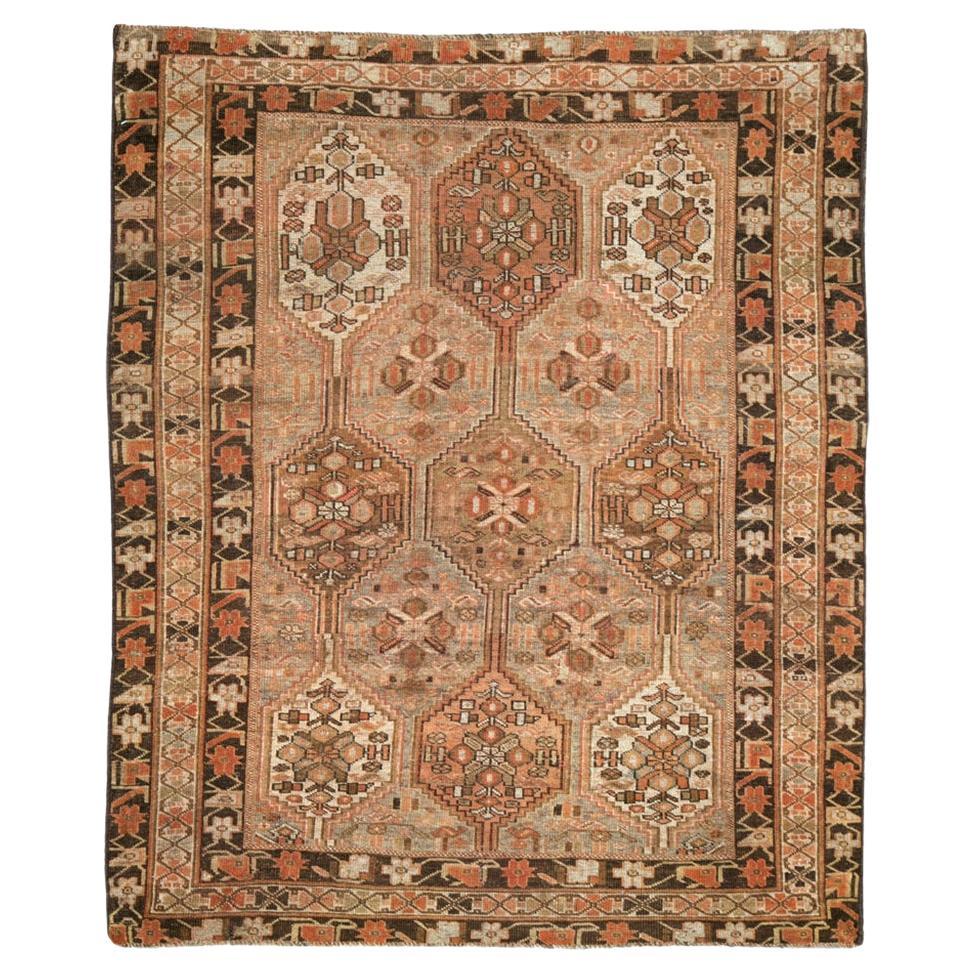 Mid-20th Century Persian Shiraz Throw Rug