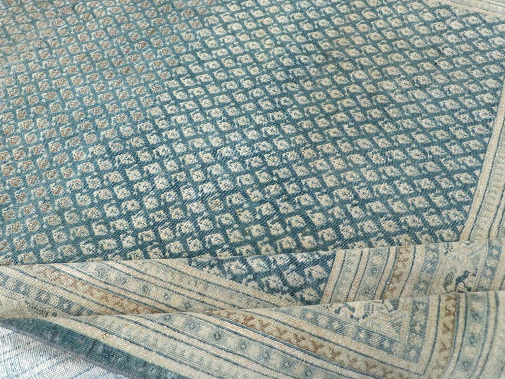 Mid-20th Century Persian Tabriz Accent Carpet For Sale 2