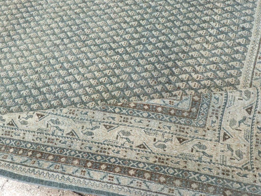 Mid-20th Century Persian Tabriz Accent Carpet For Sale 2