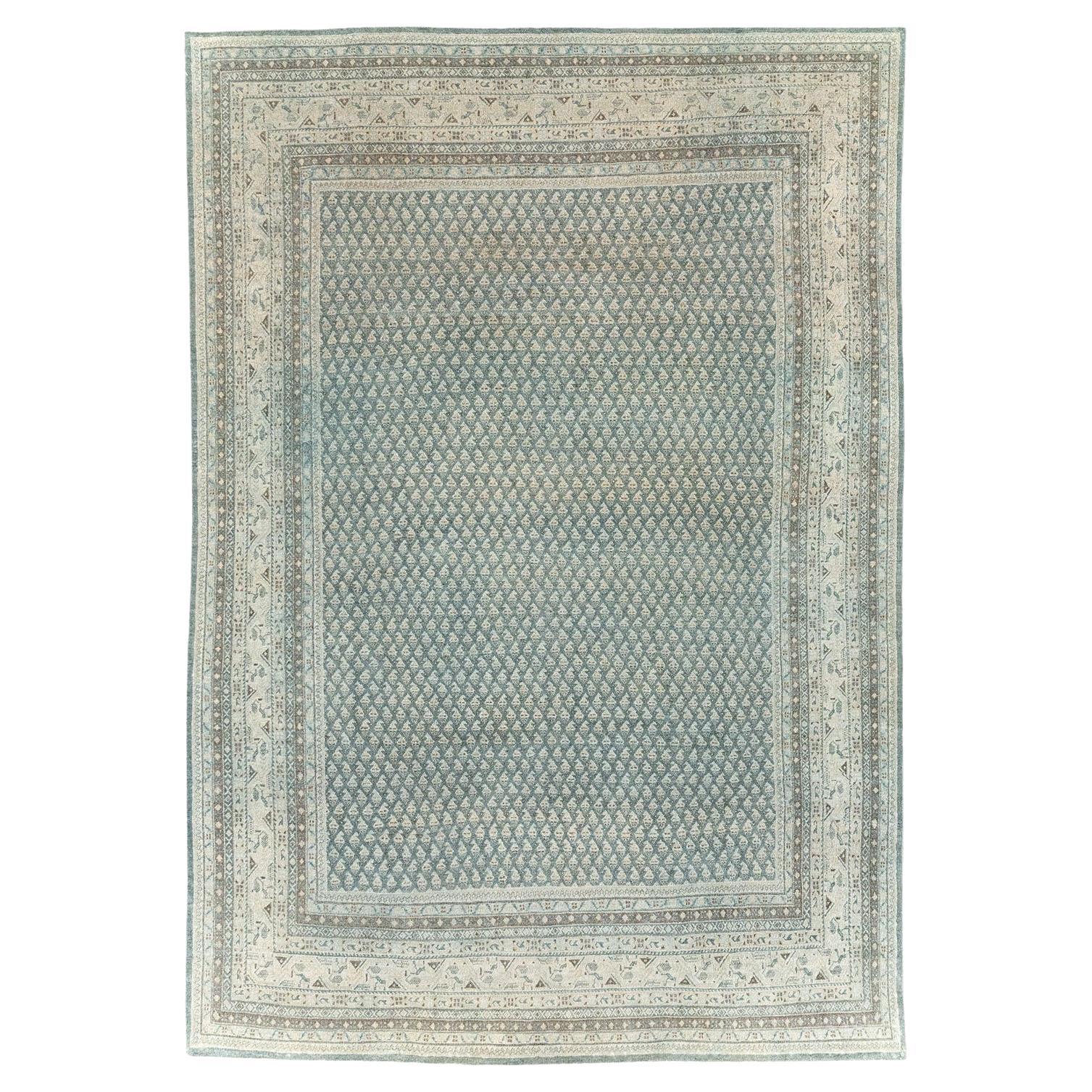Mid-20th Century Persian Tabriz Accent Carpet