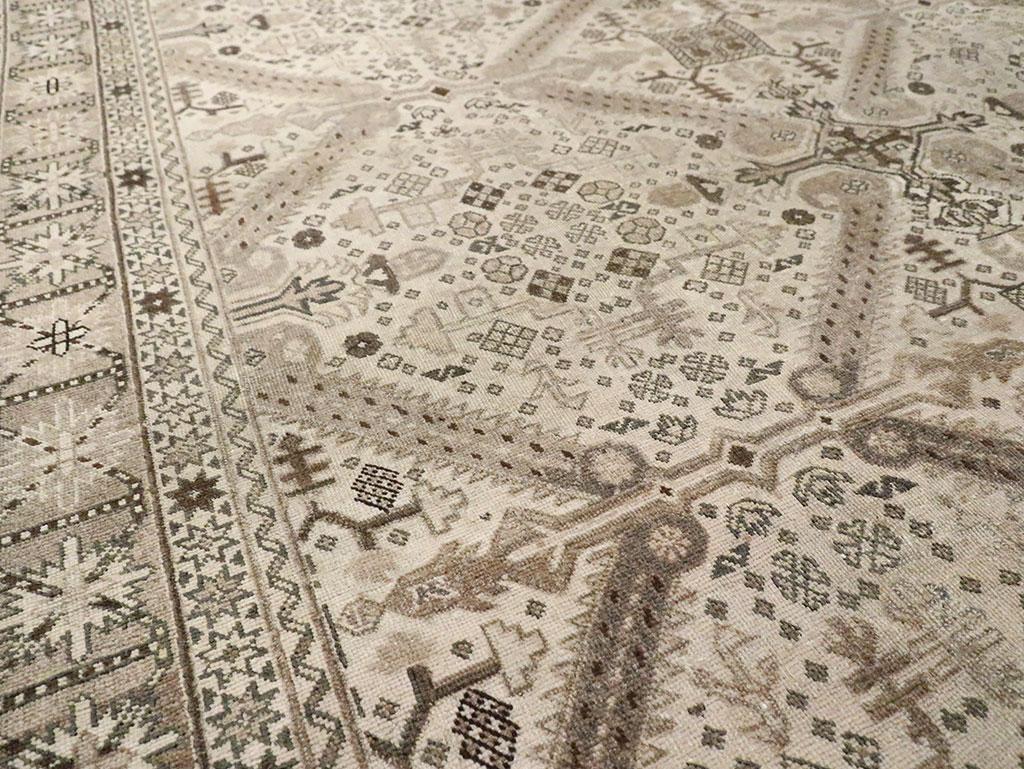 Mid-20th Century Persian Tabriz Accent Rug (Persisch) im Angebot