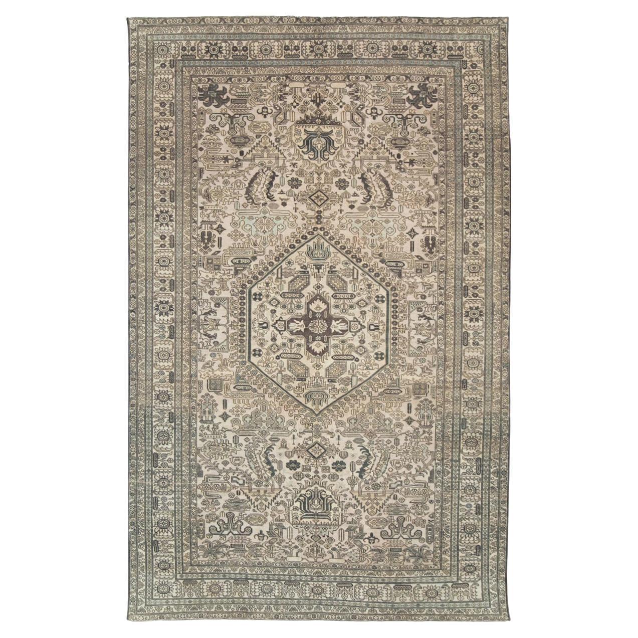 Mid-20th Century Persian Tabriz Accent Rug