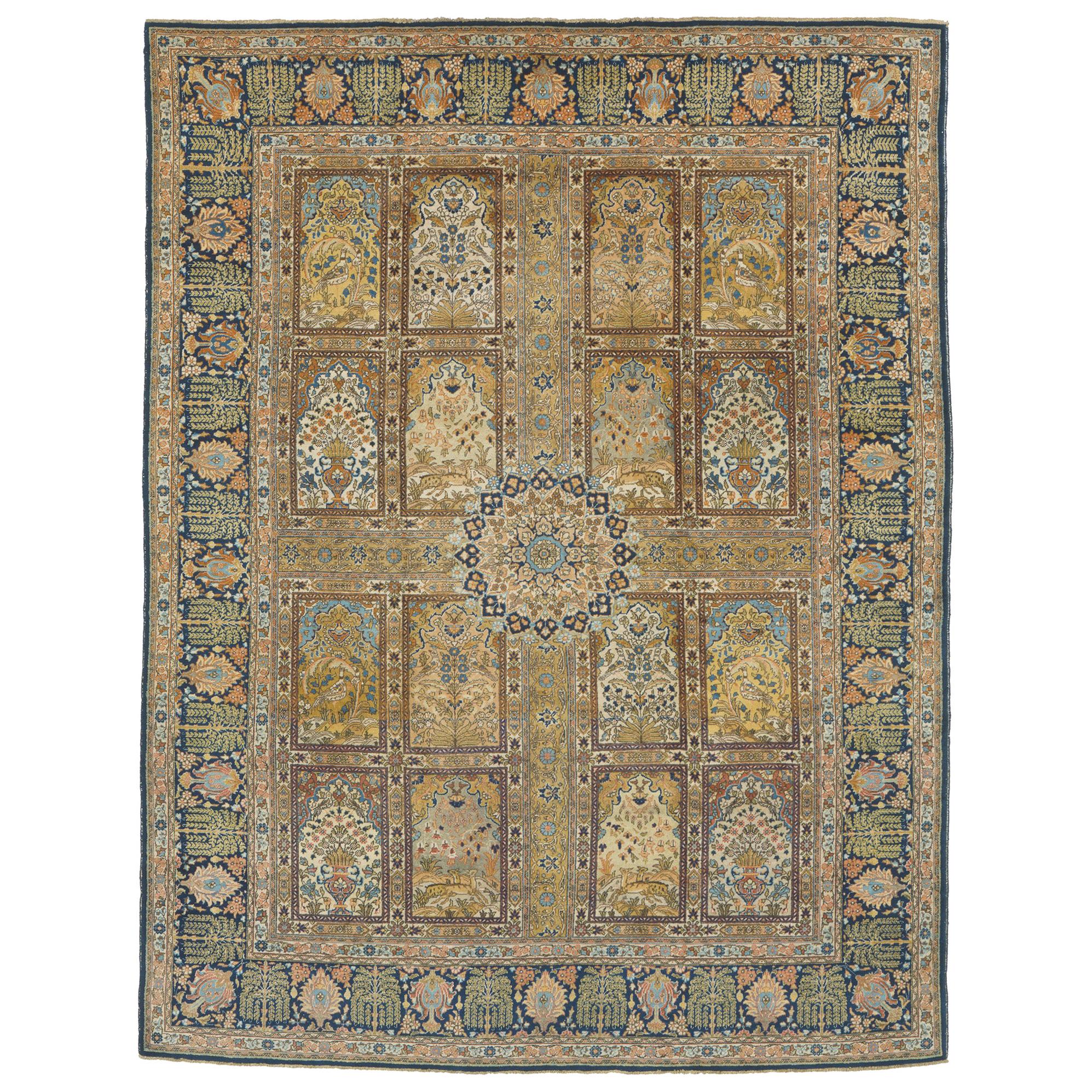 Persischer Täbris-Teppich aus der Mitte des 20. Jahrhunderts