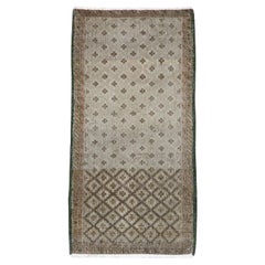 Mid-20th Century Persian Tabriz Throw Rug