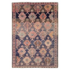 Vintage Mid-20th Century Persian Tabriz Throw Rug