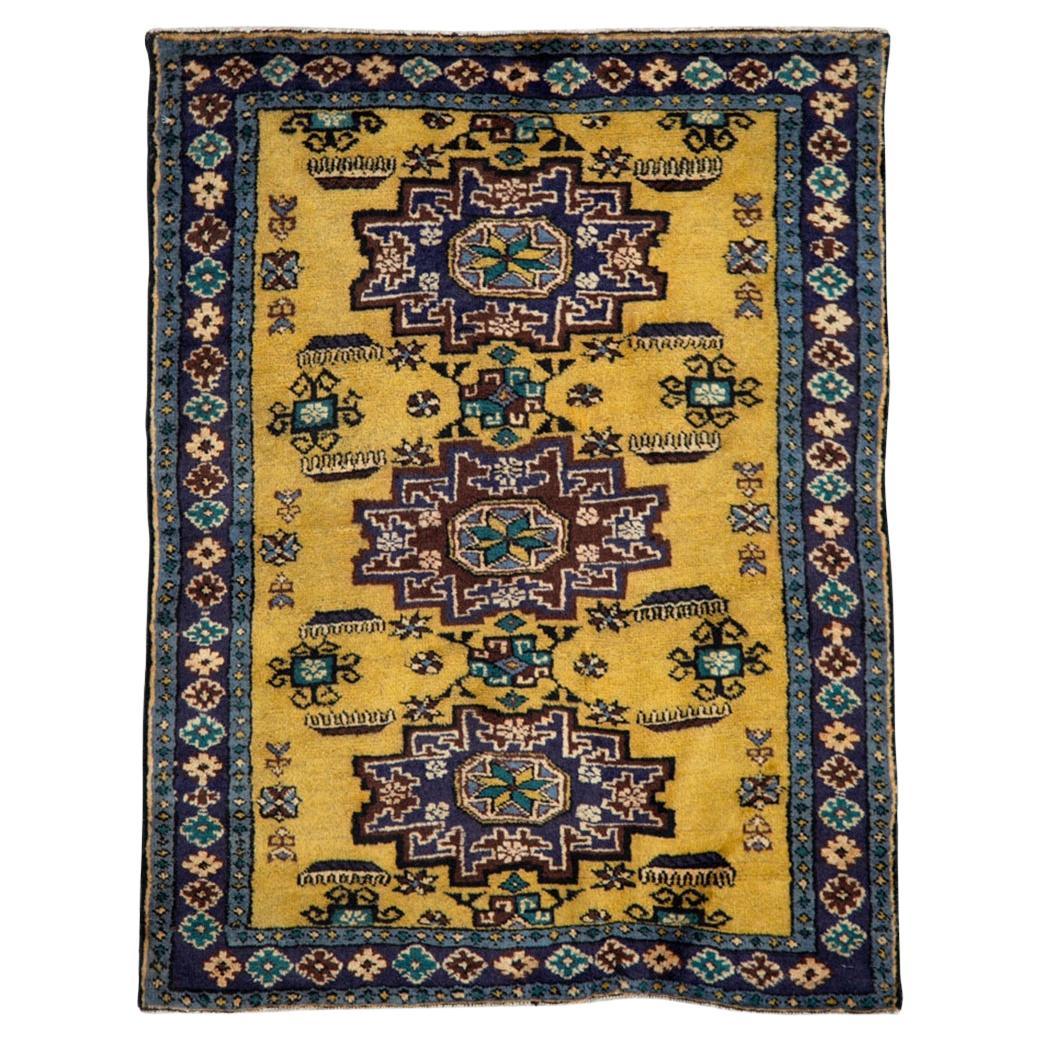 Mid-20th Century Persian Tabriz Throw Rug
