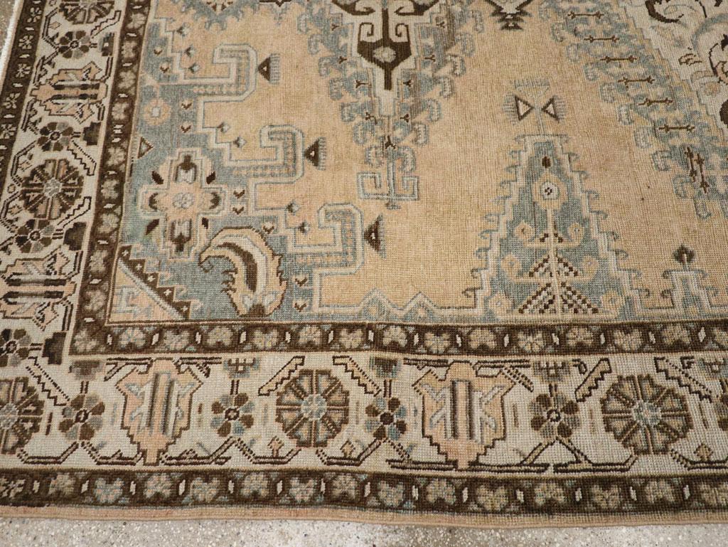 Mid-20th Century Persian Veece Accent Carpet In Excellent Condition For Sale In New York, NY