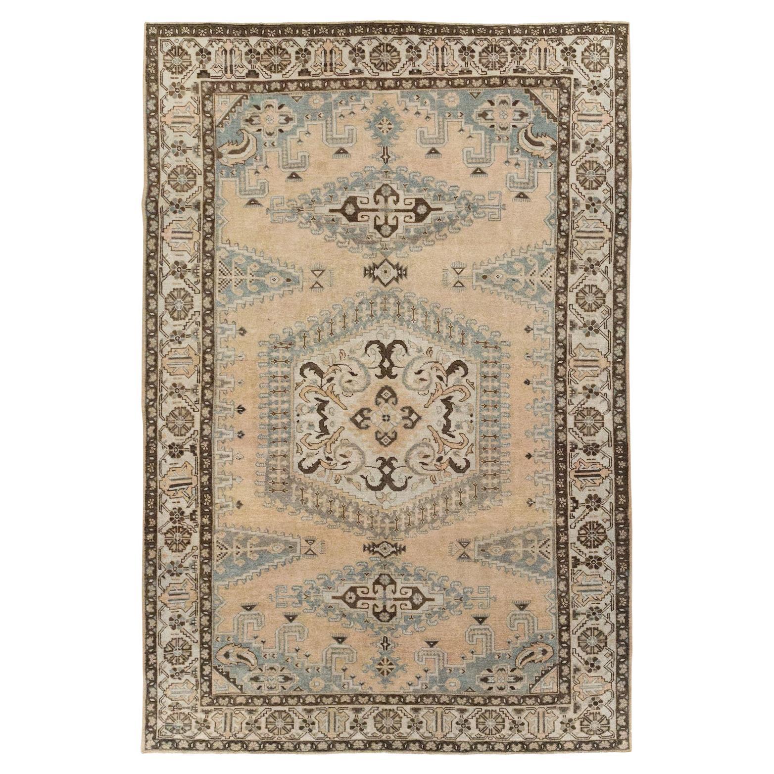 Mid-20th Century Persian Veece Accent Carpet For Sale
