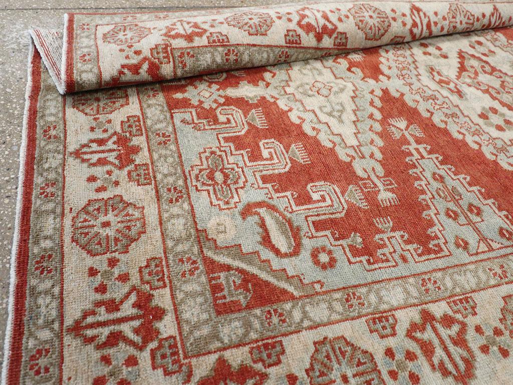Mid-20th Century Persian Veece Accent Rug For Sale 1