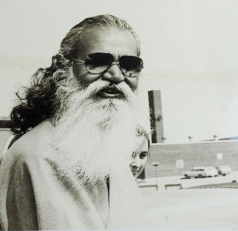 Modern Mid-20th Century Photograph of Yogi in Ray Bans For Sale