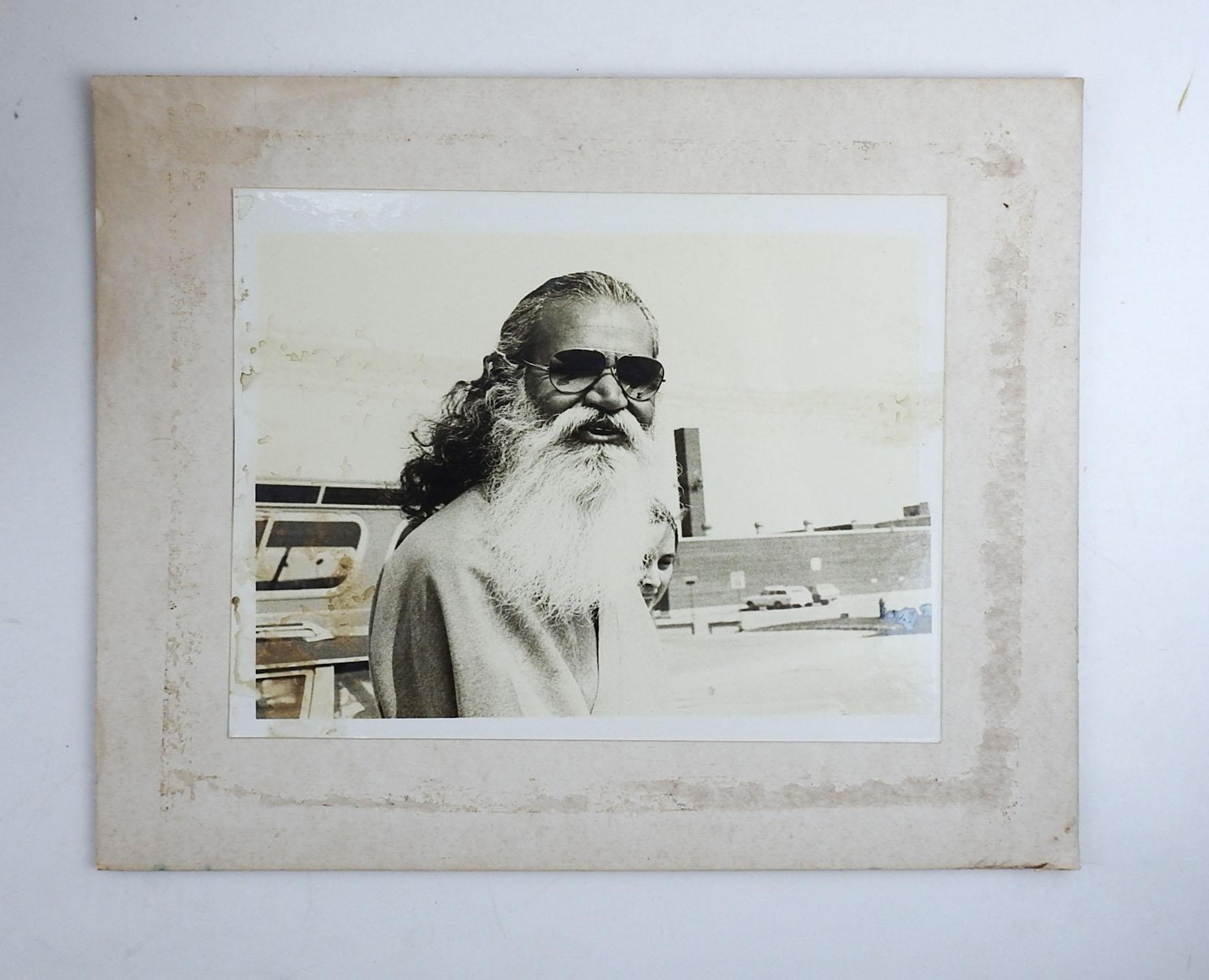 American Mid-20th Century Photograph of Yogi in Ray Bans For Sale
