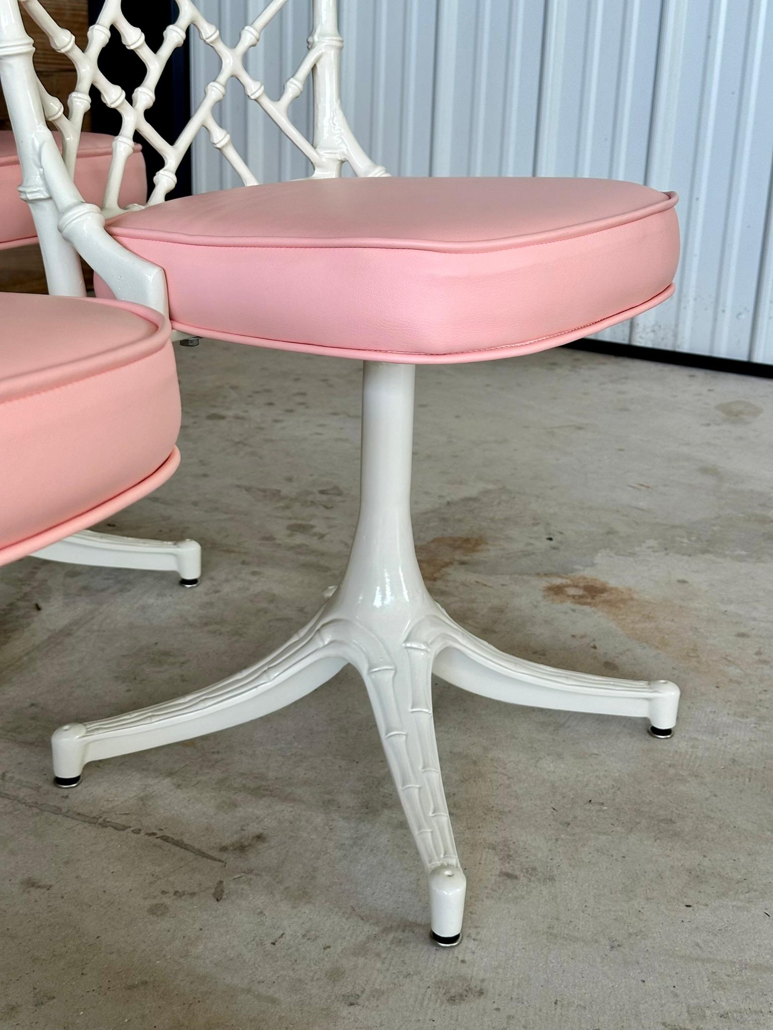 Mid-20th Century Phyllis Morris for Kessler Aluminum Powder Coated Custom Uphols 6