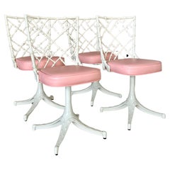 Mid-20th Century Phyllis Morris for Kessler Aluminum Powder Coated Custom Uphols