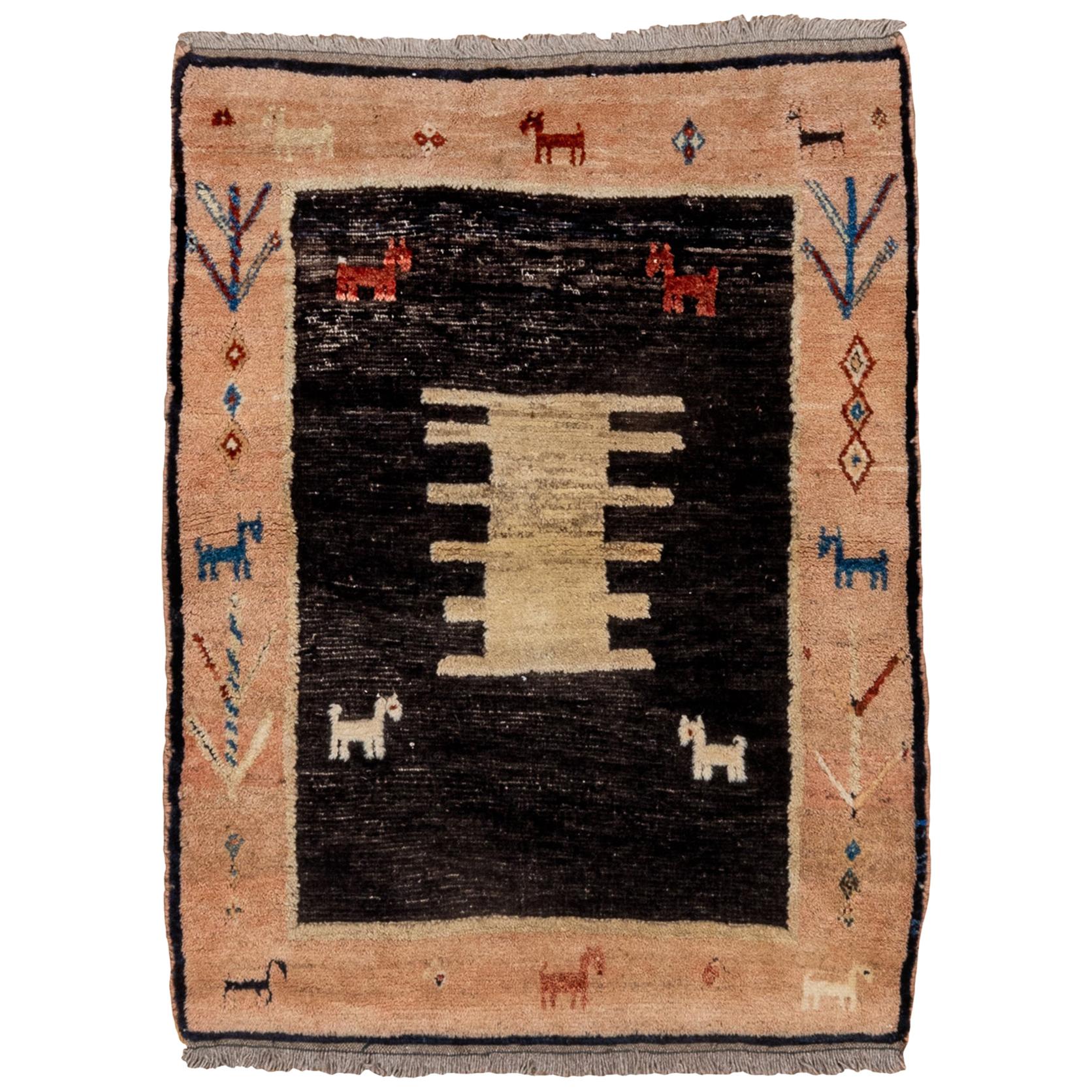 Vintage Persian Gabbeh Rug For Sale at 1stDibs persian gabbeh rugs